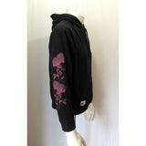 Lira Crtv Scty Women's Black Hoodie Long Sleeve Cotton Blend Sweatshirt Size M