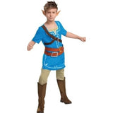 KIDS LINK BREATH OF THE WILD CLASSIC COSTUME Size7-8 (medium)