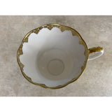 Royal Albert Consort Series Gold On Gold Lace Tea Cup And Saucer Set
