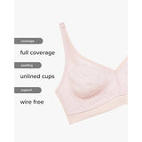 Wacoal 852336 Women's Elevated Allure Wirefree Bra Rosedust