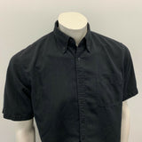 Vanderbilt Men's Shirt Black Small 100% Polyester Microfibre soft short sleeve