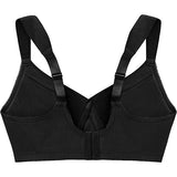 Glamorise womens Magiclift Seamless T-shirt Bra Wirefree #1080 Black  NWOT
