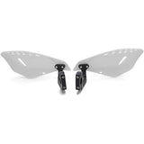 Motorcycle Handguards 7/8" 22mm Universal for ATV Dirt Bike Scooter (White) ABS