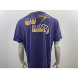 Wilfred Laurier University Men's XL T Shirt Purple Short Sleeve Cotton Crew Tee