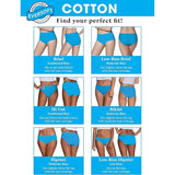 Fruit of the Loom Womens 9 Heather Hi Cut Brief Underwear 10 Pack NWOT