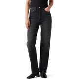 Levi's womens Premium Ribcage Straight Ankle Jeans 25X32 NWT Faded Black