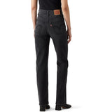 Levi's womens Premium Ribcage Straight Ankle Jeans 25X32 NWT Faded Black