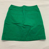 Banana Republic Womens Pencil Skirt Size 4 Green Stretch Side Zipper Pockets