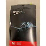 Speedo Mens ML 36 Swimsuit Brief Eco Slice Prolt Solid Adult Black/Gray NWT
