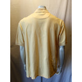 Ping Collection Men's Size Large Yellow Cotton Short Sleeve Pique Polo Shirt