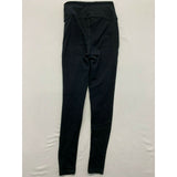 Old Navy Women's Size XS Black Pattern Front Leggings Yoga Gym Pants