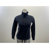 Columbia Women's 1/4 Zip Fleece Pullover Size Small Black Long Sleeve Mock Neck