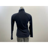 Columbia Women's 1/4 Zip Fleece Pullover Size Small Black Long Sleeve Mock Neck
