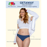 Fruit of the Loom Women's 5 Getaway Collection Cooling Mesh Brief Underwear 4-Pack