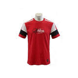 Reckless Embroidered T Shirt Men's Size Small Cotton/Poly Red Short Sleeve Tee
