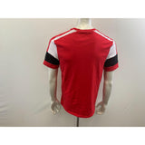 Reckless Embroidered T Shirt Men's Size Small Cotton/Poly Red Short Sleeve Tee