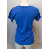 Mickey & Minnie Disney Store V Neck Blue S/S Graphic Women's T Shirt Size Medium