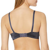 Warner's 01593 Women's Tailored Underwire Bra - Gunmetal Gray Geo Print