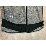 Under Armour Womens Gray/Black leggings capris size 8