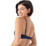 Roxy Women's Love Knot Bikini UPF 50+ Swimsuit Top XS Mood Indigo blue NWOT