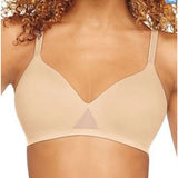 Hanes Oh So Light Foam Wirefree Bra MHG521/HB21  XL Nude NWT