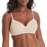 Hanes Oh So Light Foam Wirefree Bra MHG521/HB21  XL Nude NWT