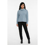 Femme by Design Turtleneck Sweater Women's Large Blue Ribbed Long Sleeve Acrylic