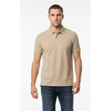Callaway Golf Polo Men's Large Yellow Short Sleeve 65's Two Ply 100% Pima Cotton
