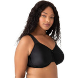 Wacoal #855192 Basic Beauty Full Figure, Seamless Bra Black Underwire