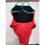 Speedo Women's 34 One Back Colorblock One Piece Swimsuit NWOT