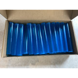Blue Plastic Storage Tubes 25 Pcs 116mm  Sealing Plastic Container, Odor Free Waterproof,  Bulk