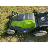 Greenworks 21-Inch 13 Amp Corded Lawn Mower 25112 With Bagger  Lightly Used Once