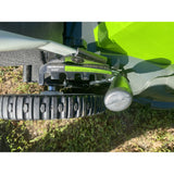 Greenworks 21-Inch 13 Amp Corded Lawn Mower 25112 With Bagger  Lightly Used Once