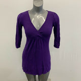 Dynamite Women's Dress Size Medium Purple V Neck Viscose Blend