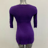 Dynamite Women's Dress Size Medium Purple V Neck Viscose Blend