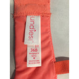 Undies.com MIC400 Microfiber Underwire Oh Darling Demi Push Up Bra 36B NWOT