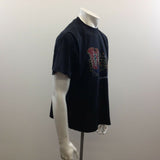 Texas Graphic Men's   Large Short Sleeve Black Cotton/Polyester Crew Neck  T