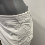 Zero Restriction Golf Skort Women's 10 White Poly Spandex