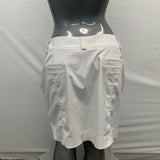 Zero Restriction Golf Skort Women's 10 White Poly Spandex