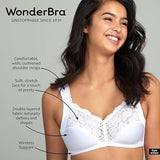Wonderbra Full Support Wire Free Bra  W2404 White