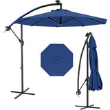 Garvee 10FT Offset Patio Umbrella 360 Rotation Cantilever Outdoor Umbrella NEW