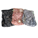 wegreeco Washable Female Dog Diapers (Pack of 3) Medium 12-15" Waist