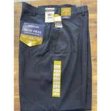 Haggar Iron Free Premium Khaki Classic-Fit Flat Front Casual Pant Men's 38X32 NEW,
