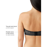 Wacoal 854310 Womens Visual Effects Strapless Minimizer Bra 32DDD Black NWT