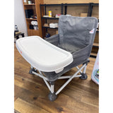 BRIGHT STARTS POP 'N SIT BOOSTER Chair, Gray 6M-3Y NEW