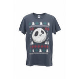 Jack Skellington The Nightmare Before Christmas Graphic T Shirt Women's Size Small Blue Disney Tee