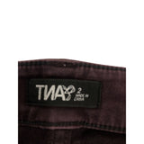 TNA Jeggings Jeans Women's Burgundy Size 2  Cotton Poly Rayon