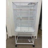 VIVOHOME 54 Inch Metal Bird Cage with Rolling Stand Slide-out Tray