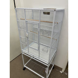 VIVOHOME 54 Inch Metal Bird Cage with Rolling Stand Slide-out Tray