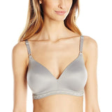 Warners 01269 Cloud 9 Wire-Free Contour Bra Pale Graphite Gray